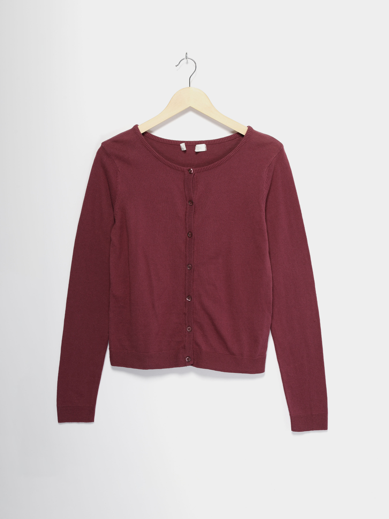 Кардиган H&M модель 04579275_с.бордовий Фото