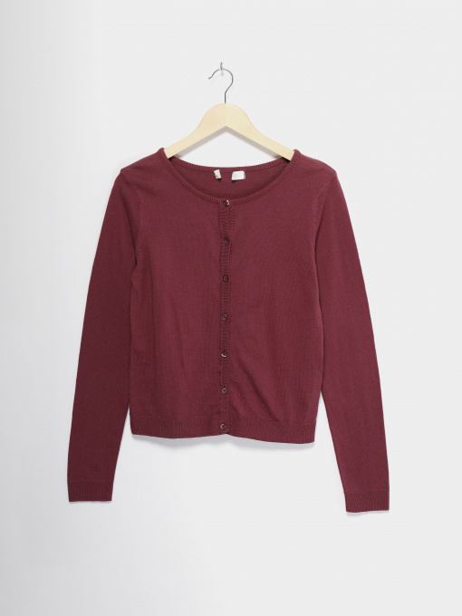 Кардиган H&M модель 04579275_с.бордовий Фото