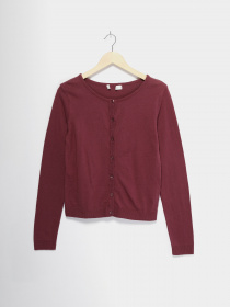 Кардиган H&M модель 04579275_с.бордовий Фото