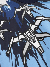 Лонгслив H&M модель 0485536_с.синій комб. Фото