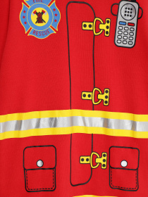 Лонгслів H&M модель 04855488_червоний комб. Фото