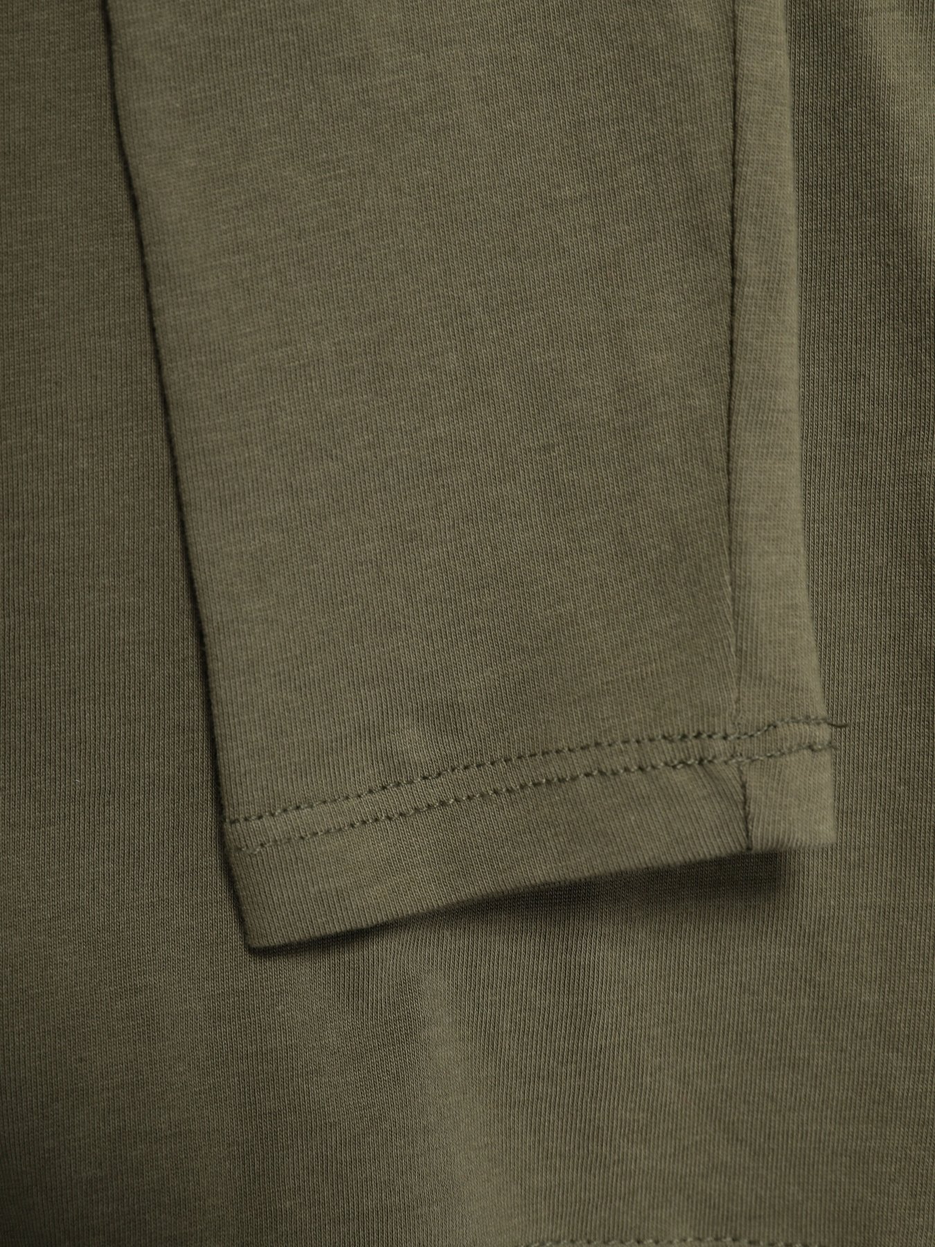 Лонгслів H&M модель 0503569_хакі Фото