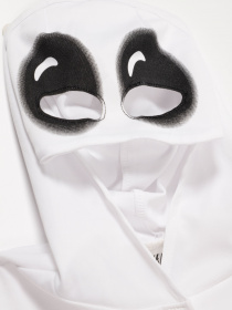 Пальто H&M модель 0519219_білий з чорним Фото