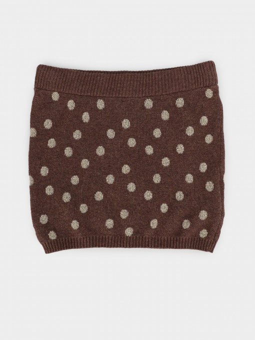 Юбка мини H&M модель 0531510_коричневий комб. Фото