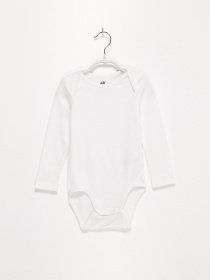 Боді для немовлят H&M модель 0533261_білий Фото