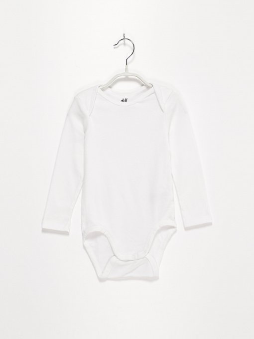 Боди для младенцев H&M модель 0533261_білий Фото
