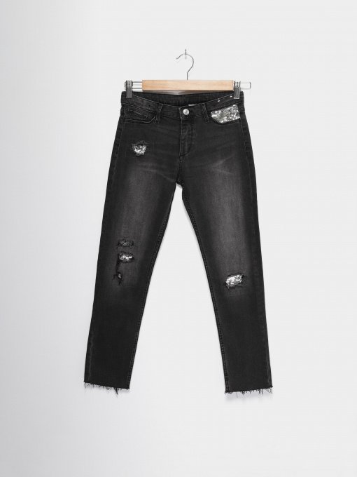 Джинсы H&M модель 0565142_т.сірий Фото