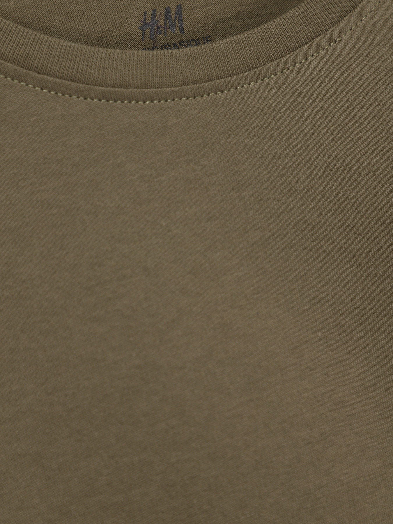 Лонгслив H&M модель 0566320_хакі Фото