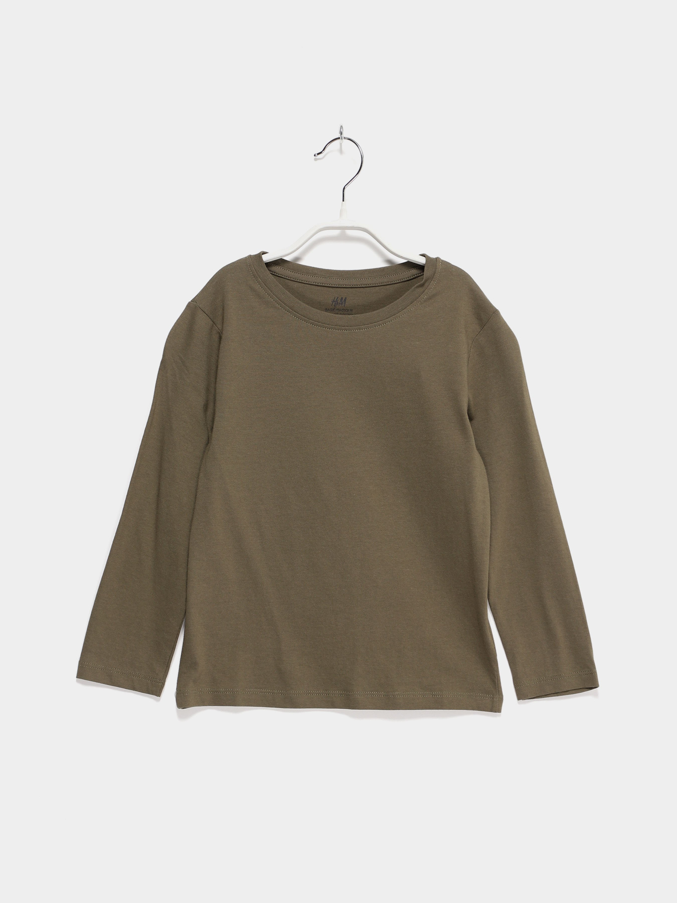 Лонгслив H&M модель 0566320_хакі Фото