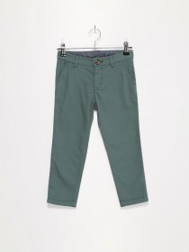 Брюки повседневные H&M модель 0578589_зелений Фото