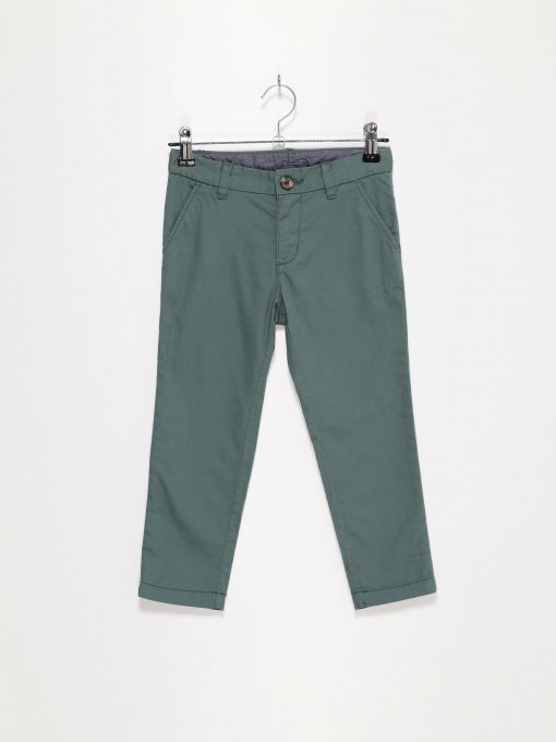 Повседневные штаны H&M модель 0578589_зелений Фото