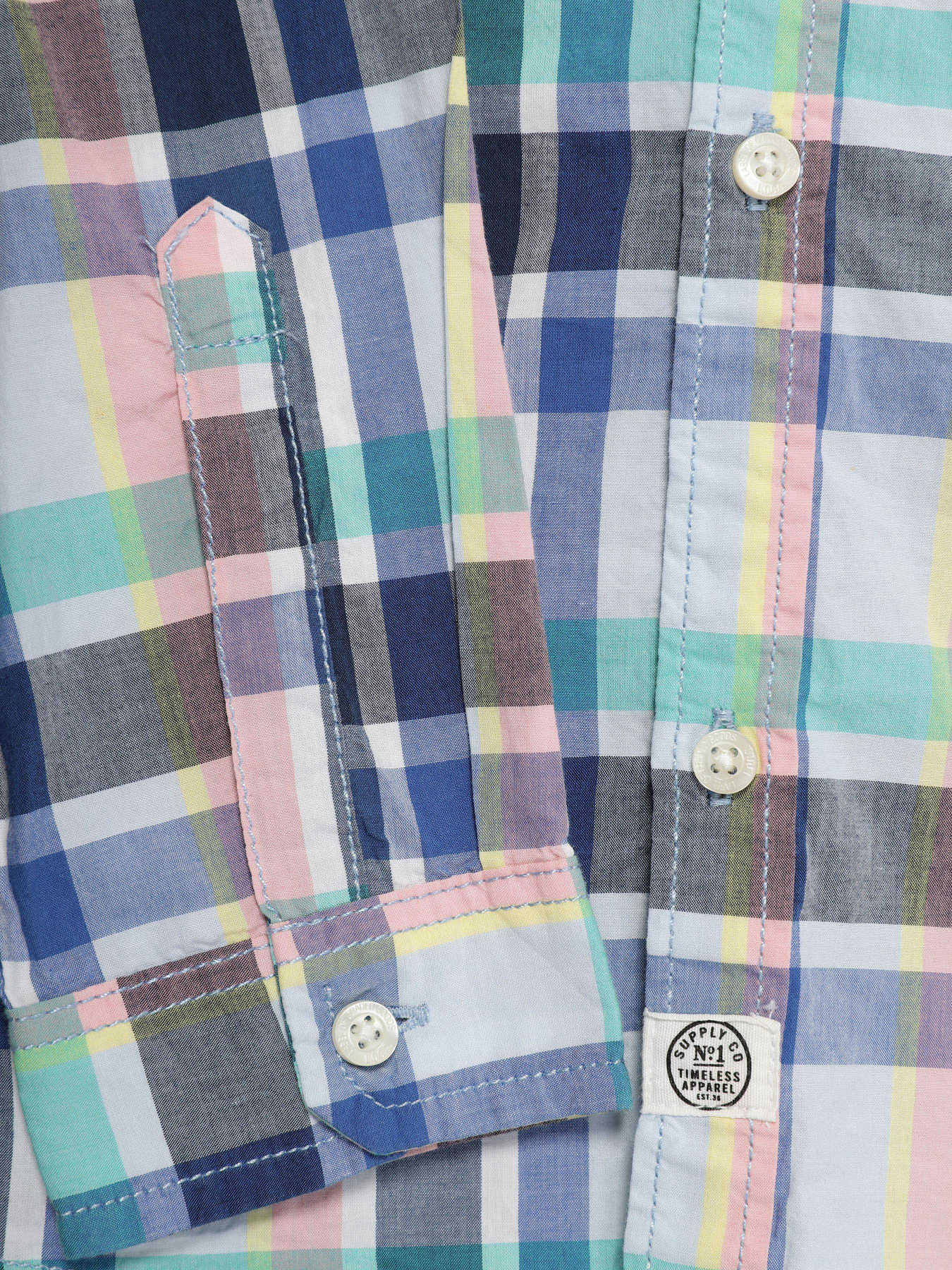 Рубашка H&M модель 0578597_комб. Фото