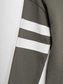 Свитшот H&M модель 0616225_хакі з білим Фото