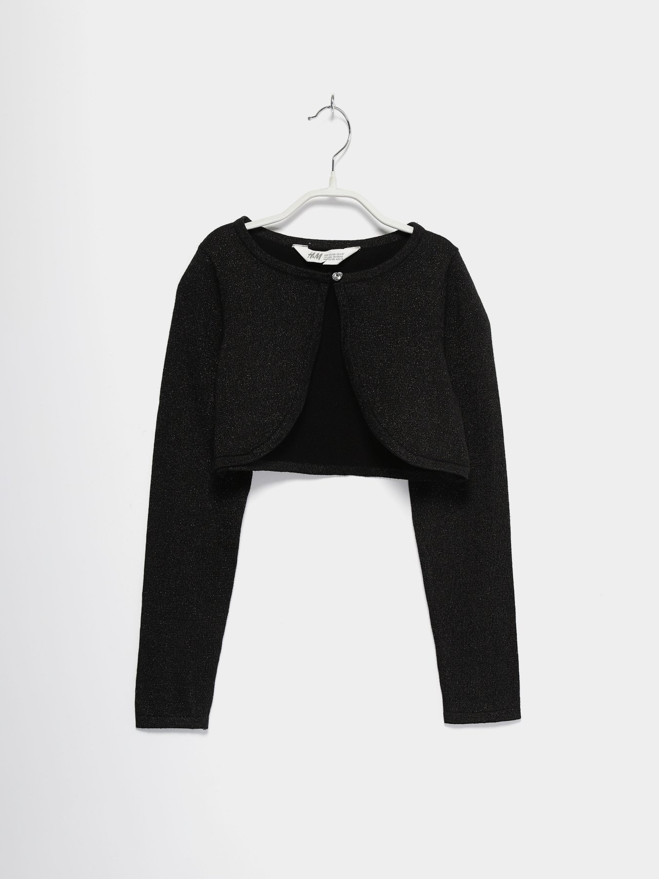 Топ H&M модель 0617465_чорний Фото