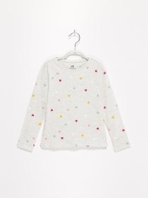 Лонгслів H&M модель 0620424_с.сірий комб. Фото