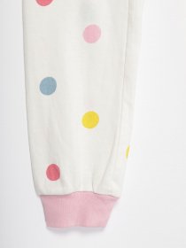 Брюки повседневные H&M модель 0623765_білий комб. Фото