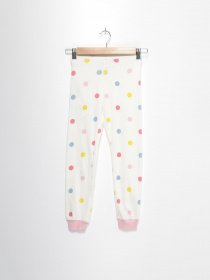 Брюки повседневные H&M модель 0623765_білий комб. Фото