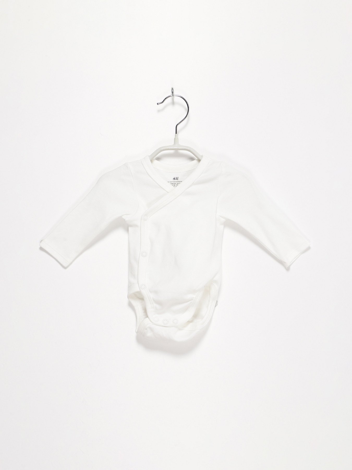 Боді для немовлят H&M модель 0624443_білий Фото