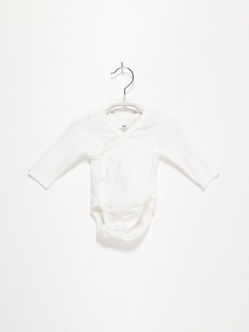Боди для младенцев H&M модель 0624443_білий Фото