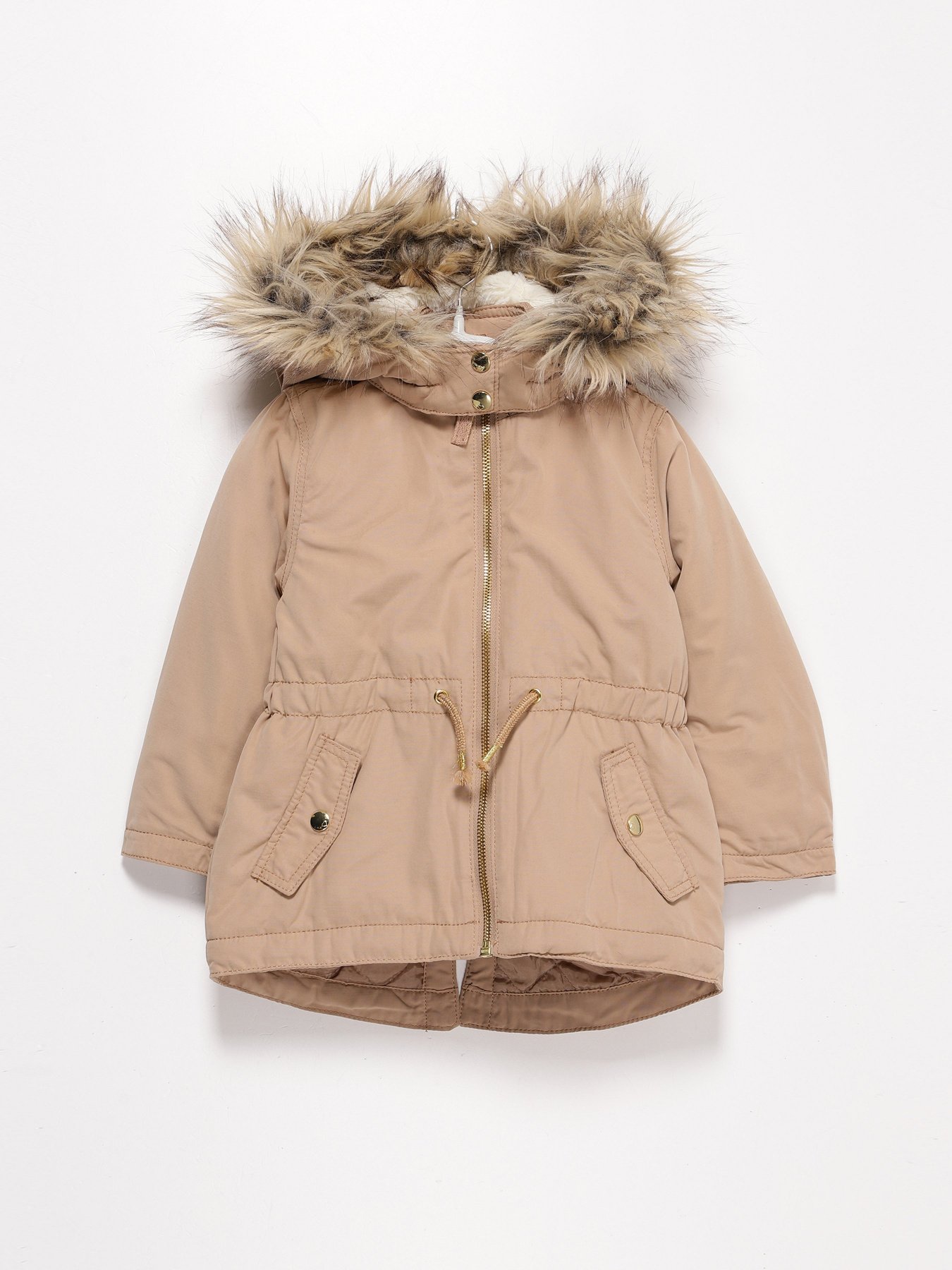 Парка H&M модель 0627759_бежевий Фото