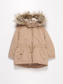 Парка H&M модель 0627759_бежевий Фото