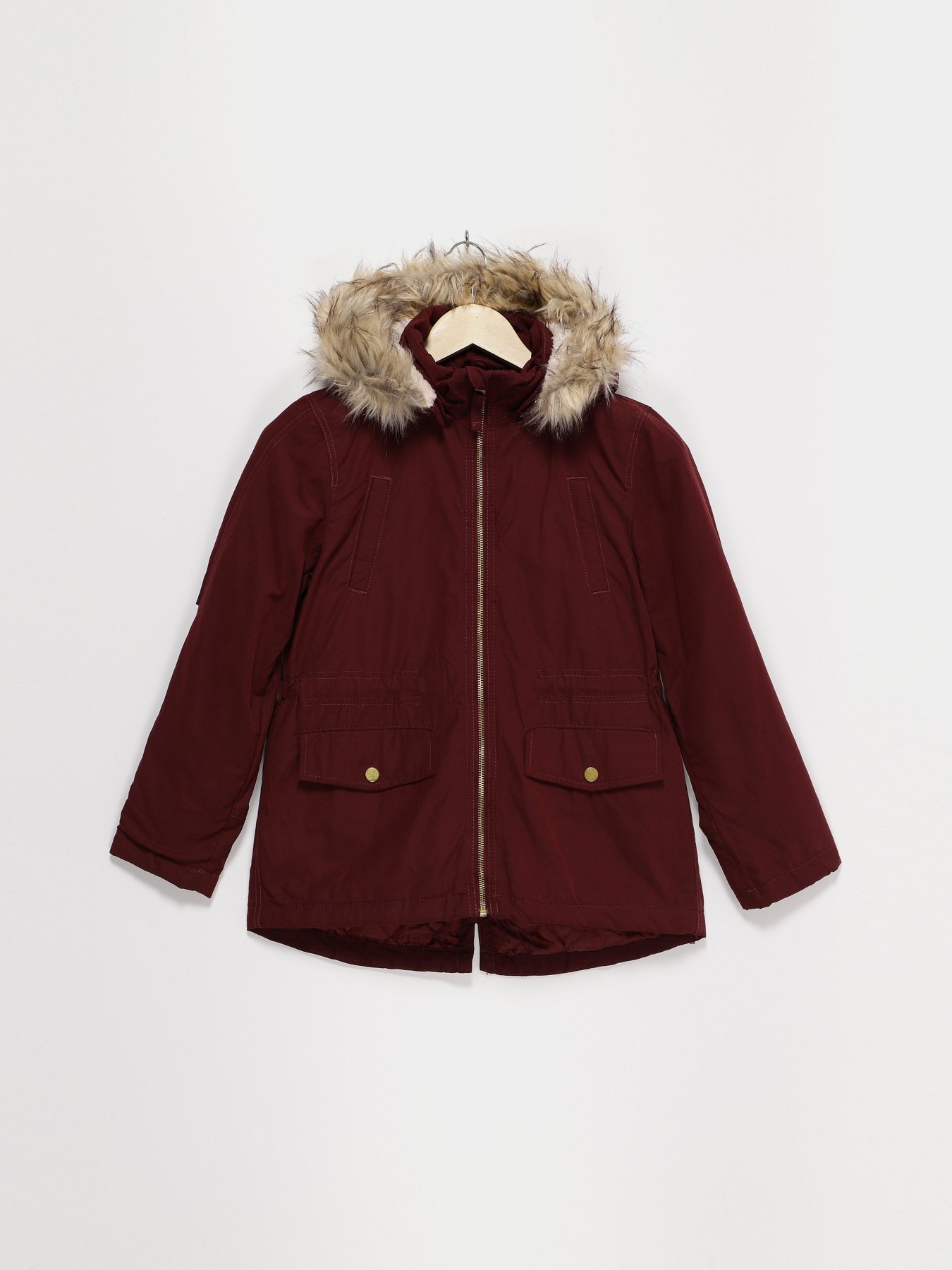 Парка H&M модель 0627769_бордовий Фото