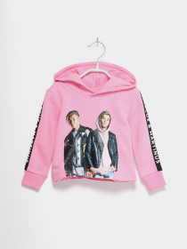 Світшот H&M модель 0631617_рожевий комб. Фото