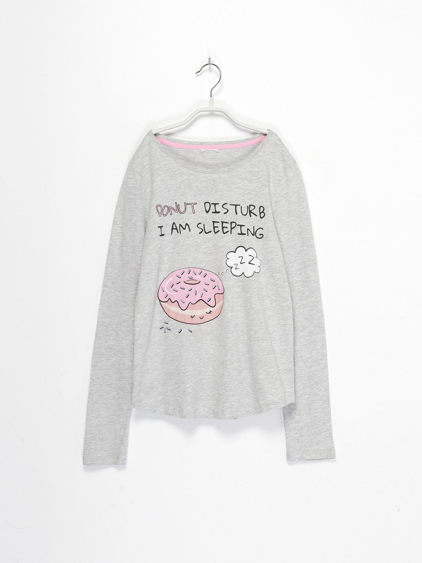 Лонгслив H&M модель 0631717_сірий комб. Фото