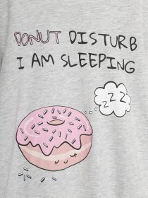 Лонгслив H&M модель 0631717_сірий комб. Фото