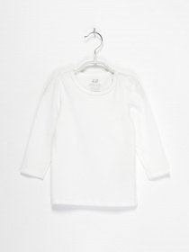 Лонгслив H&M модель 0635896_білий Фото