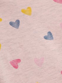 Лонгслив H&M модель 0649010_рожевий комб. Фото