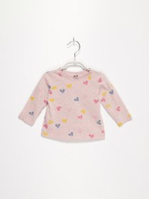 Лонгслив H&M модель 0649010_рожевий комб. Лонгслив H&M модель 0649010_рожевий комб. Фото