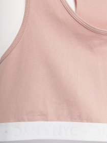 Топ H&M модель 0655833_бежевий з білим Фото
