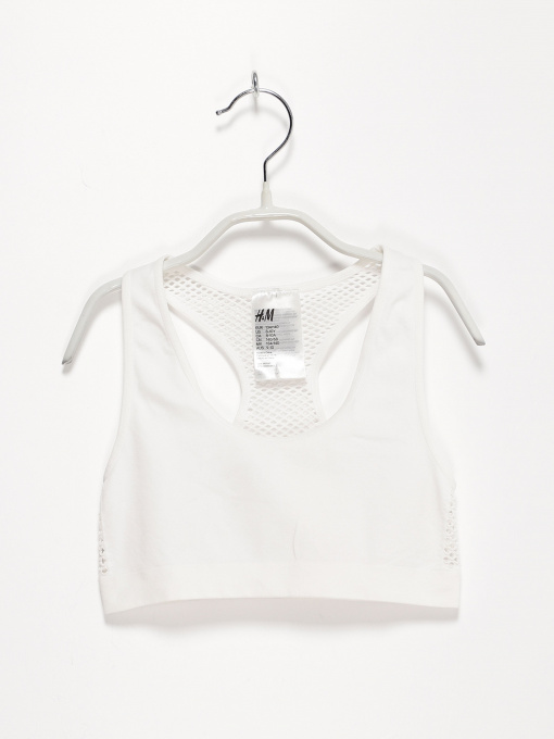 Топ H&M модель 0659808_білий Фото