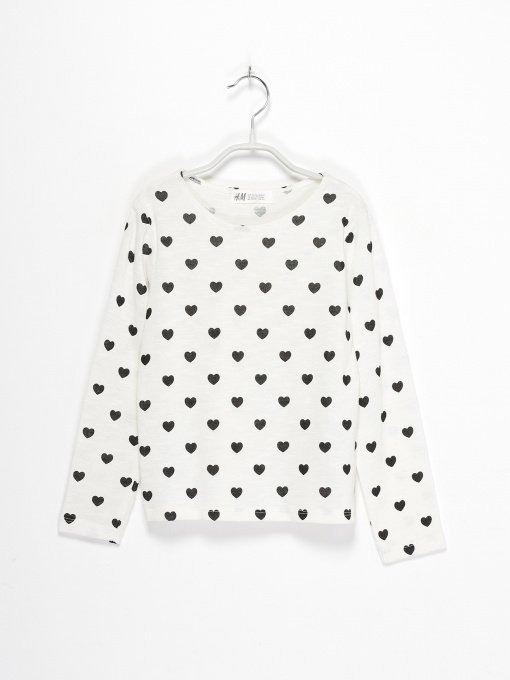 Джемпер H&M модель 0663283_білий з чорним Фото