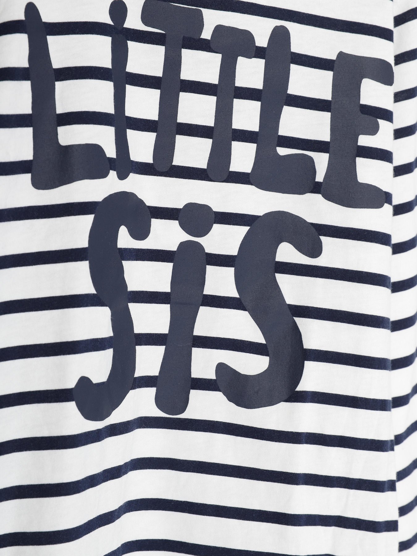 Лонгслів H&M модель 0682854_білий з т.синім Фото