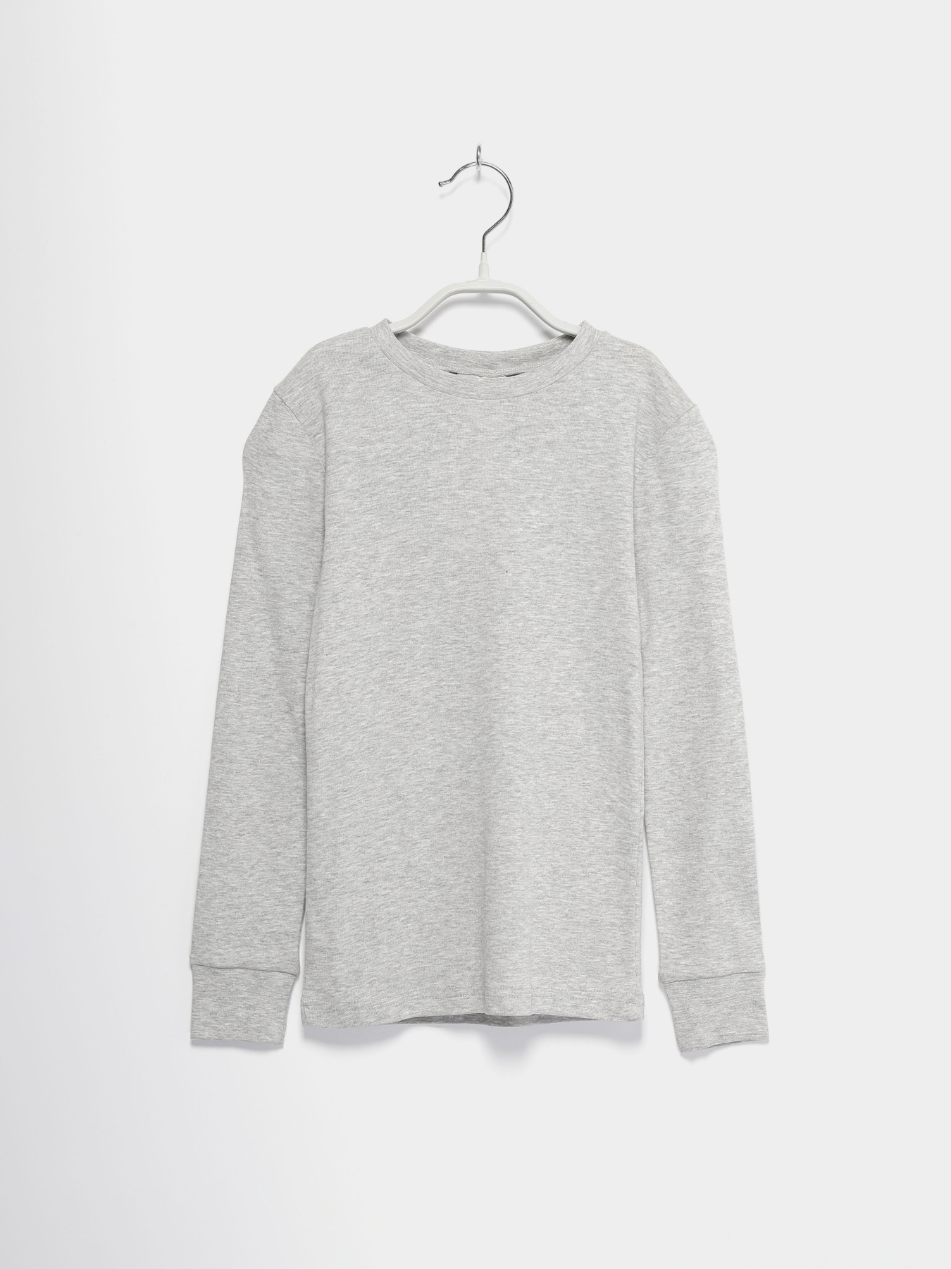 Лонгслив H&M модель 06836390_сірий Фото