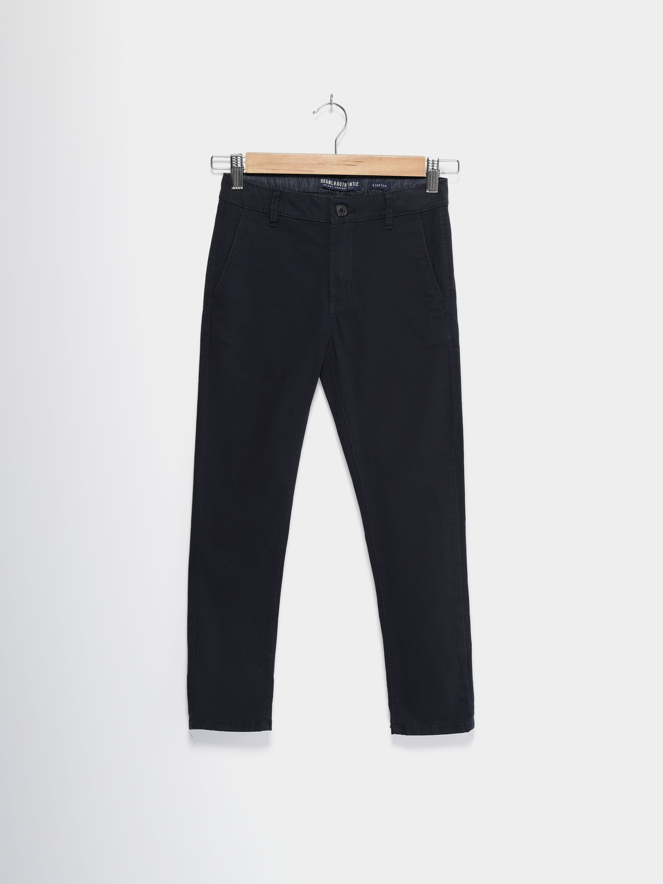 Повседневные штаны H&M модель 0689011_т.синій Фото