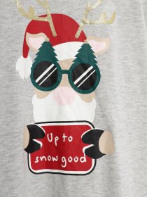 Лонгслив H&M модель 0689203_сірий комб. Фото