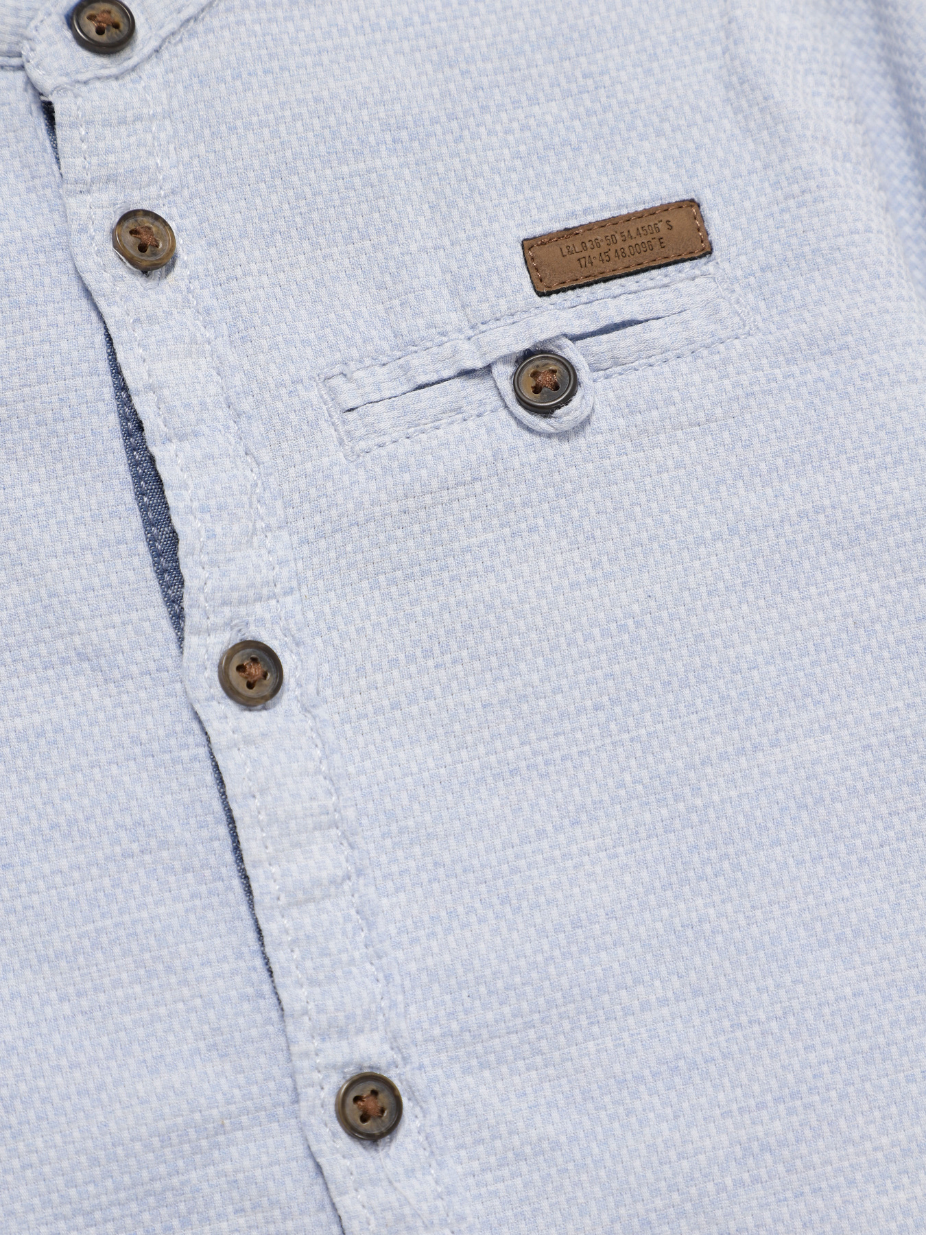 Рубашка H&M модель 0689317_с.синій Фото