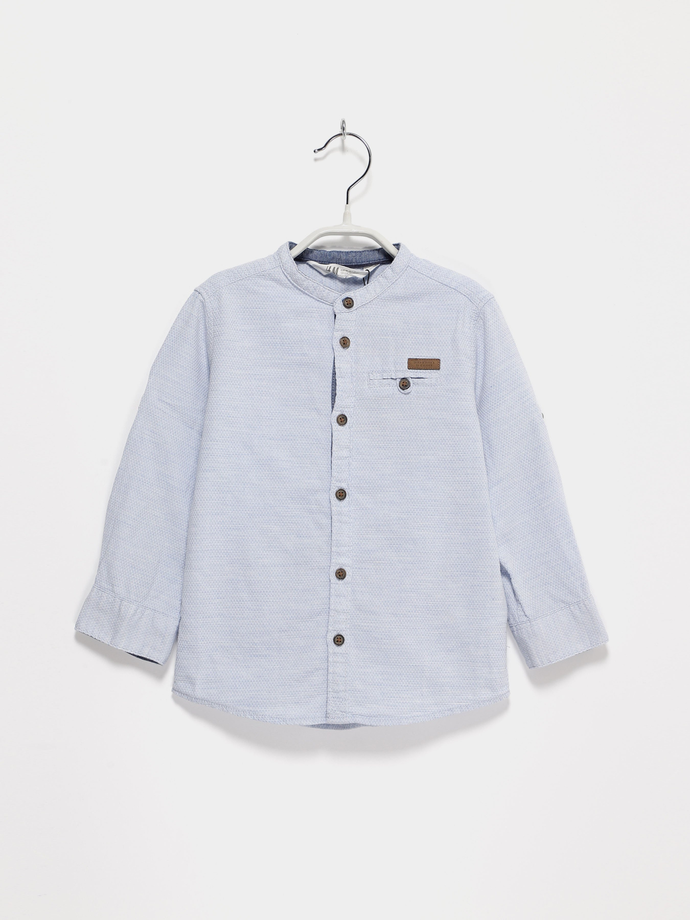 Рубашка H&M модель 0689317_с.синій Фото