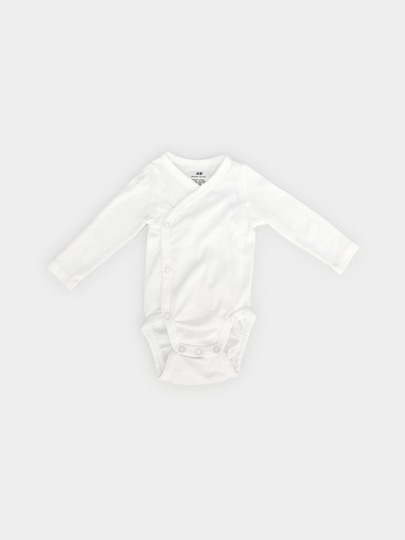 Боди для младенцев H&M модель 0694298_білий Фото