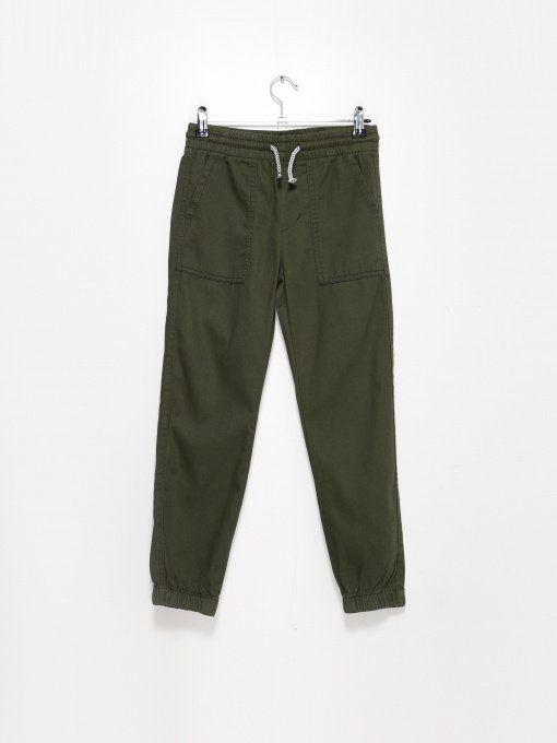 Повсякденні штани H&M модель 0869825_хакі Фото