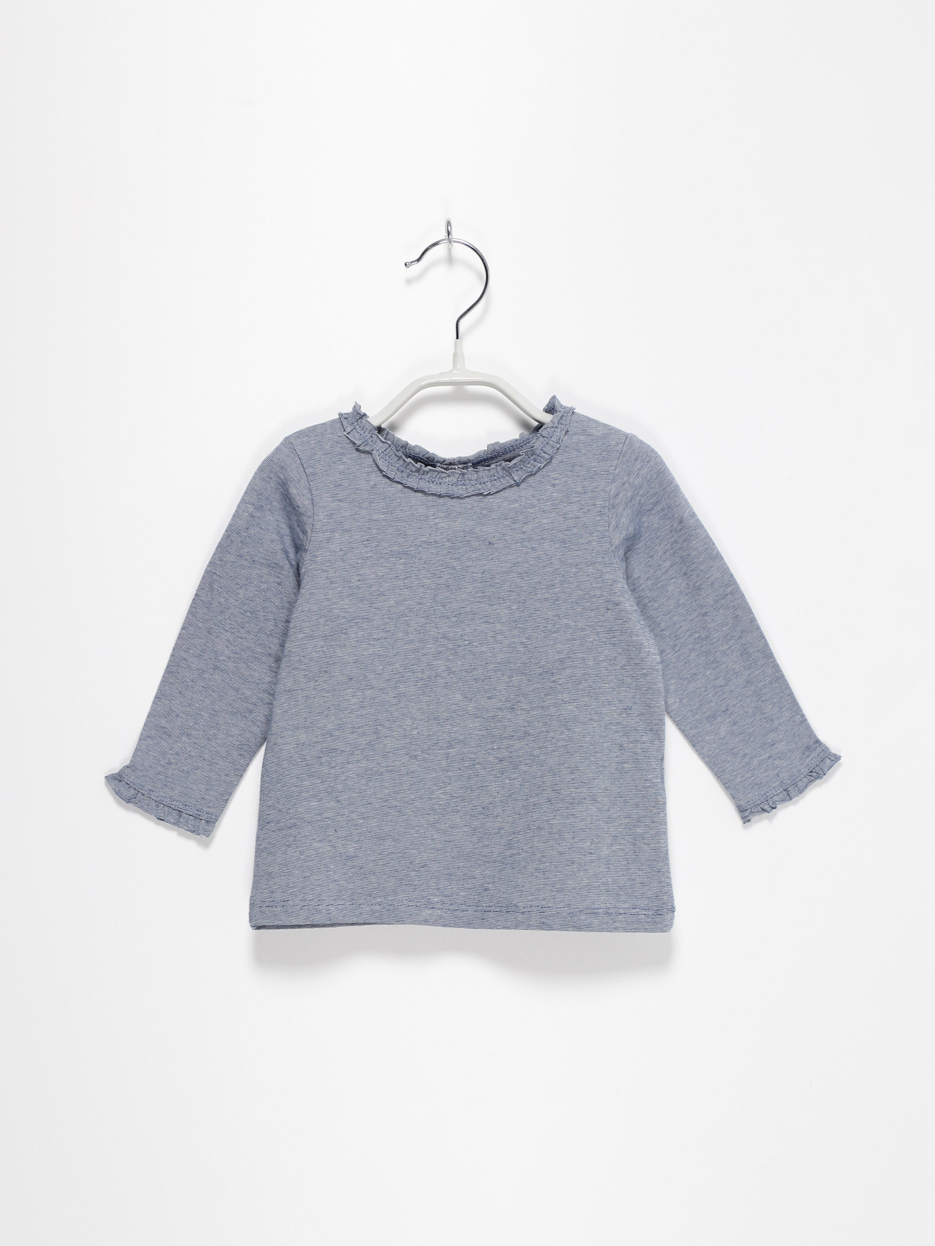 Лонгслив H&M модель 0698013_синій комб. Фото