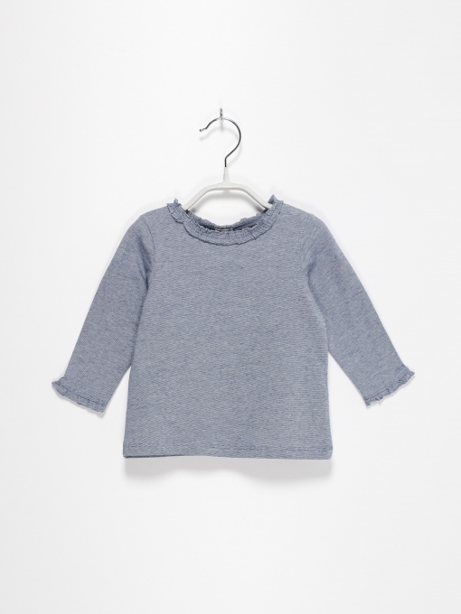 Лонгслів H&M модель 0698013_синій комб. Фото