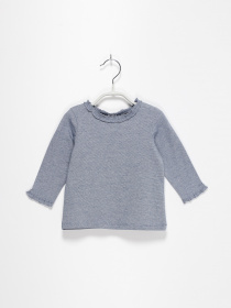 Лонгслів H&M модель 0698013_синій комб. Фото