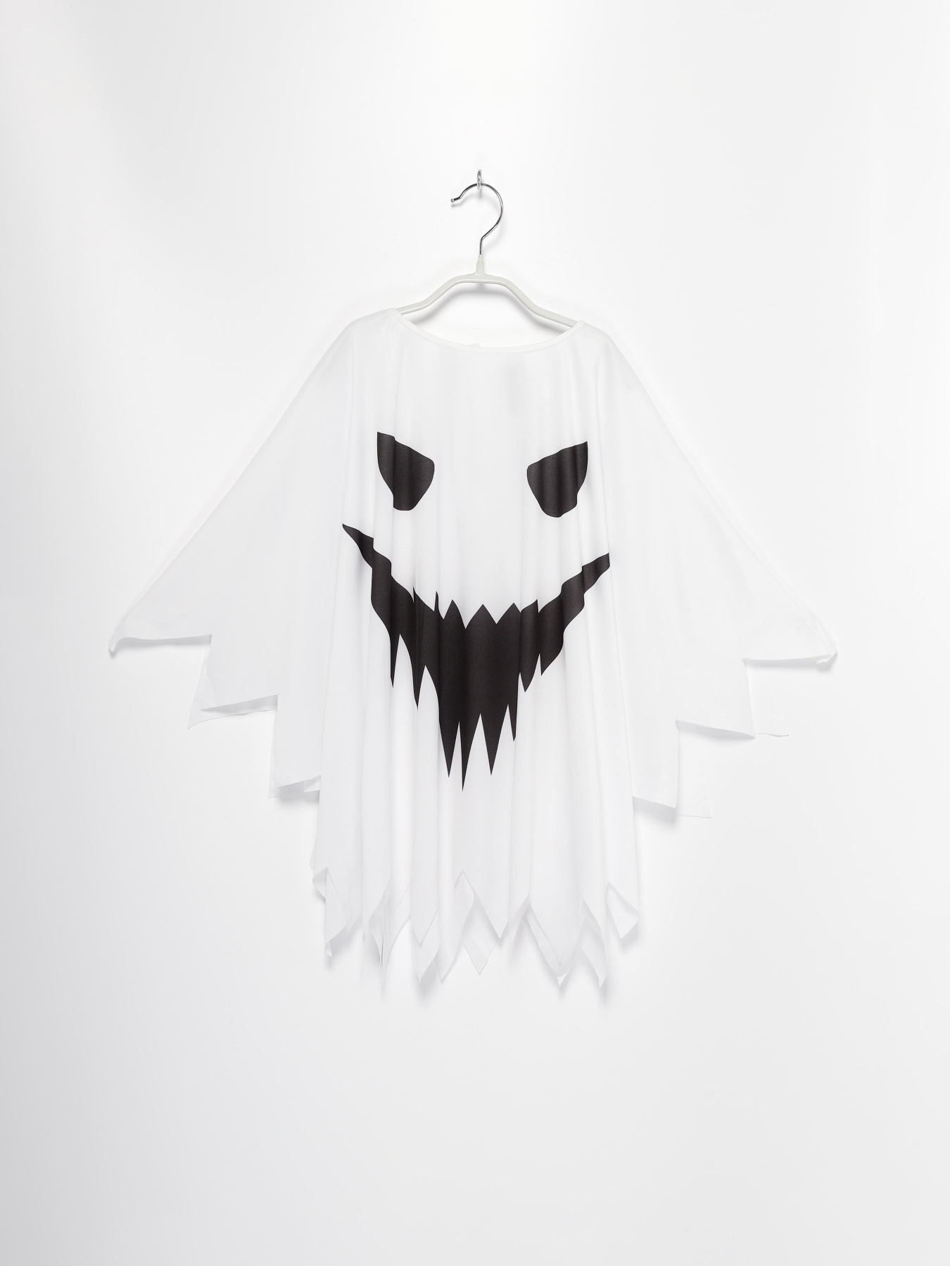 Пальто H&M модель 0700933_білий з чорним Пальто H&M модель 0700933_білий з чорним Фото