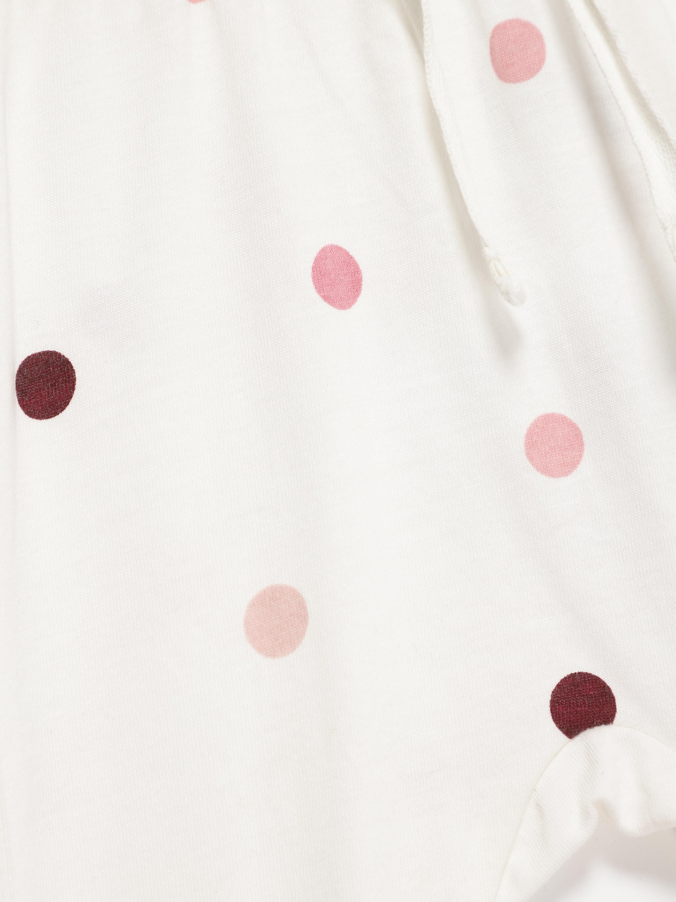 Брюки повседневные H&M модель 0706073_білий комб. Фото