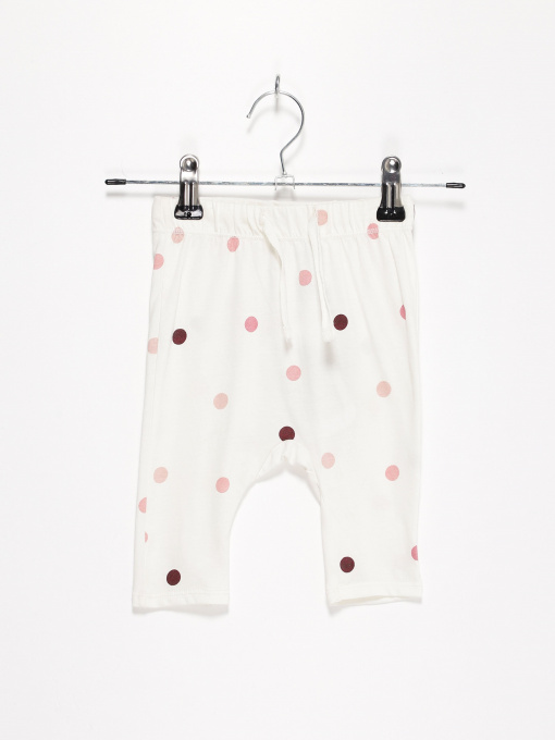 Повсякденні штани H&M модель 0706073_білий комб. Фото