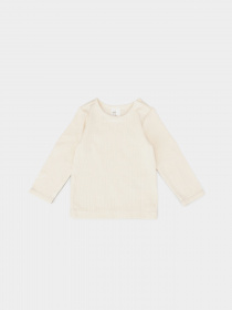 Лонгслив H&M модель 0708242_молочний Фото